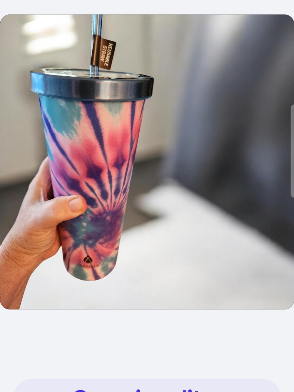 Anna Tie-Dye Travel Tumbler 》 Firm On Price